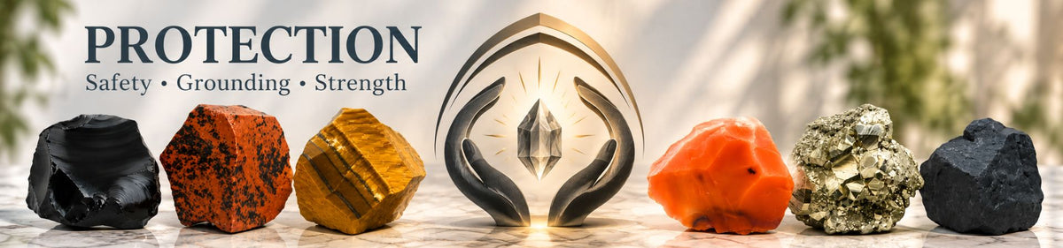 Genuine Protection Crystals for Positive Energy & Spiritual Shielding