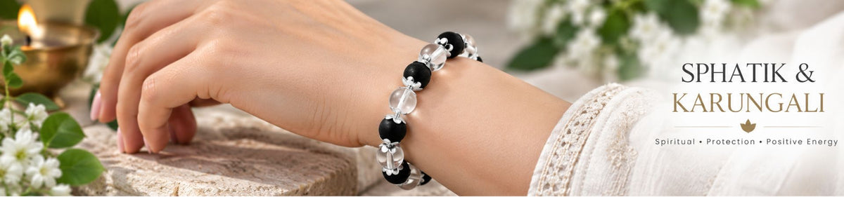 Karungali and Sphatik Jewelry: Meaning, Benefits & Spiritual Guide
