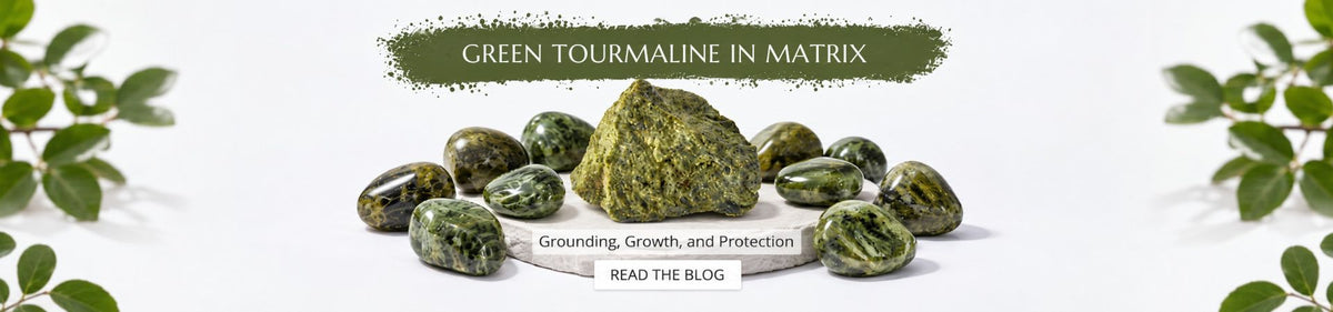 Green Tourmaline in Matrix: Meaning, Benefits & Green Matrix Guide