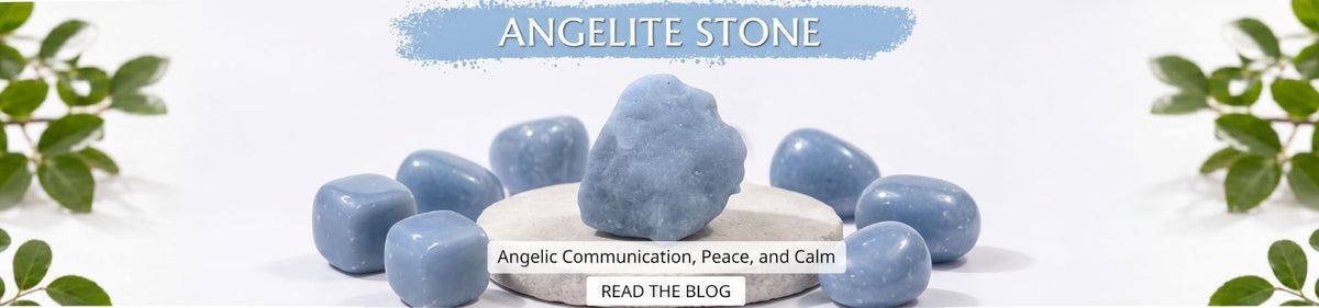 Angelite Crystal Guide: Meaning, Benefits, Uses & Angelite Stone Facts