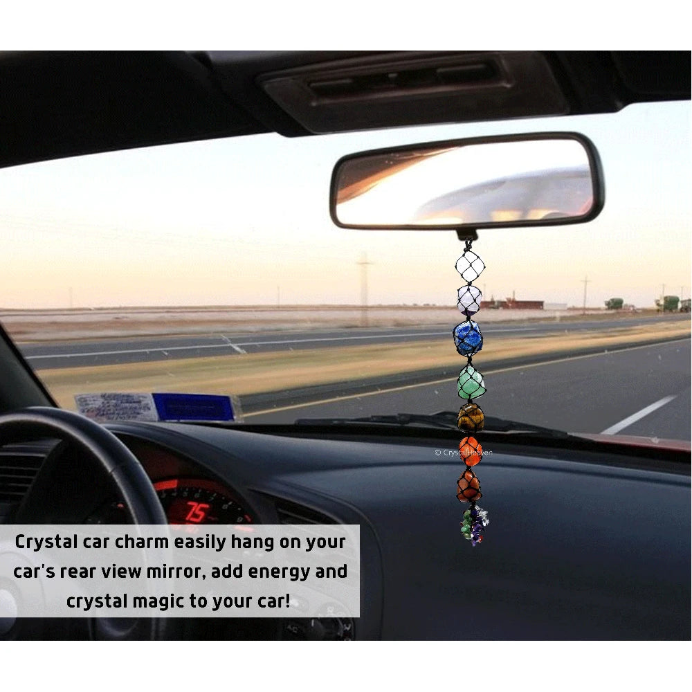 7 Chakra Tumbled Car Hanging Ornaments