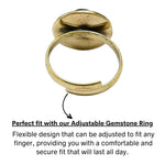 Lapis Lazuli Ring (Gold/Round)