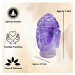 Amethyst Buddha Head