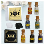 Spell Jars Kit for Witchcraft Supplies - Premium Set of 11