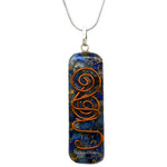 Lapis Lazuli Crystal Orgone Pendant - Rectangle