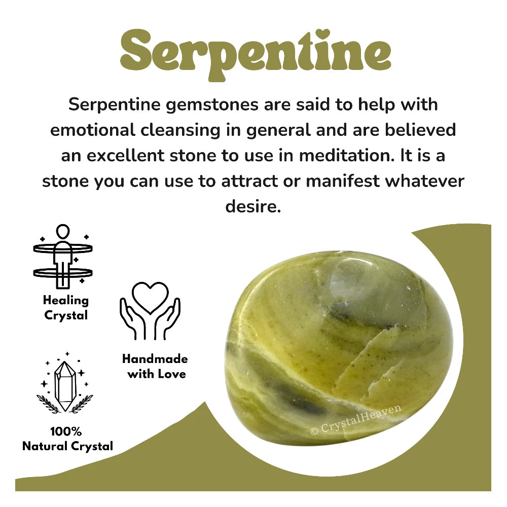 Tumbled Serpentine Stones (30 Gram)