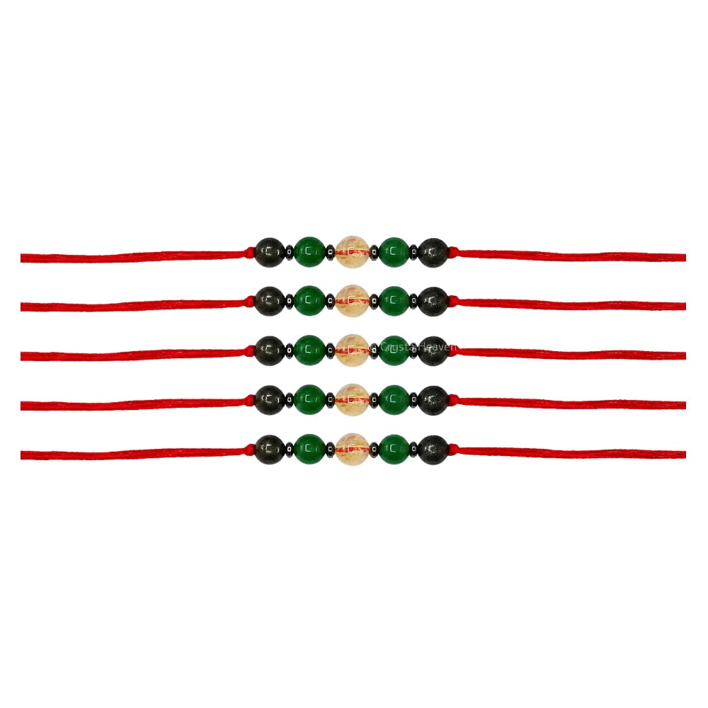Money and Success Rakhi for Brother (Set of 5)