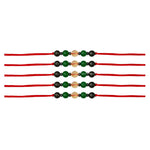 Money and Success Rakhi for Brother (Set of 5)