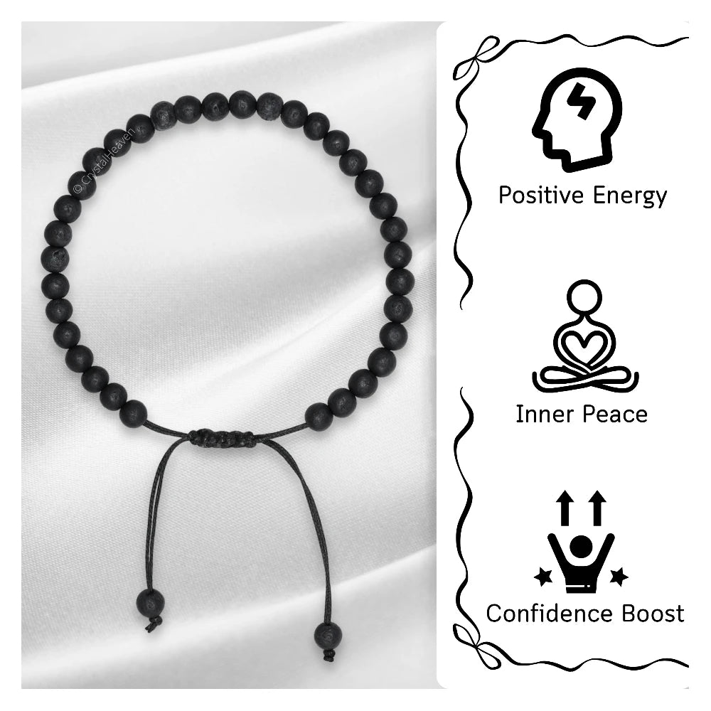 Lava Stone Anklet (Without Knot)