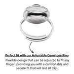 Amethyst Ring (Silver/Round)