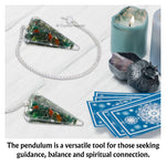 Bloodstone Crystal Orgone Pendulum