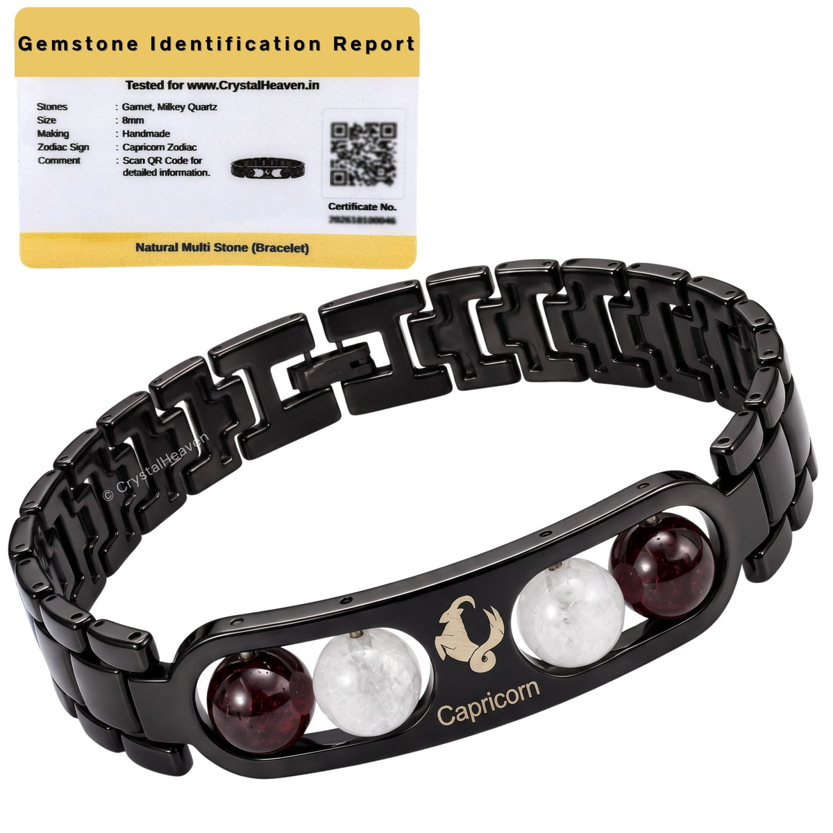 Capricorn Zodiac Metal Bracelet
