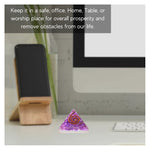 Amethyst Onyx Orgone Pyramid - 30mm