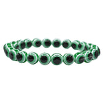 Dark Green Evil Eye Bracelet