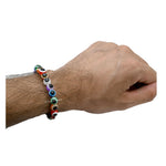 Multi Evil Eye Bracelet (1 By 1 Beads)