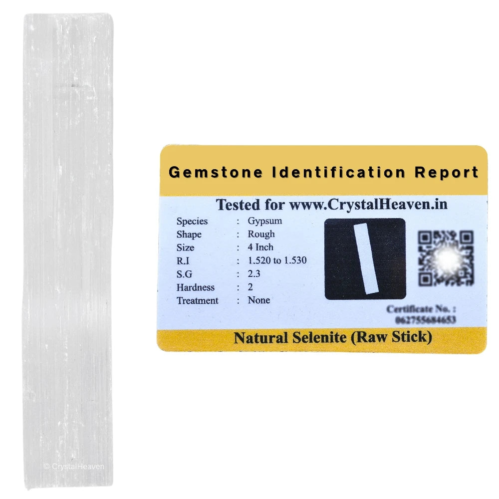 Selenite Wand Charging Plate Stick - 4" Inch (Pack of 3)