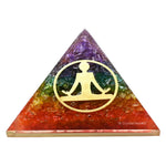 7 Chakra Onyx Orgone Pyramid (Buddha Yoga)