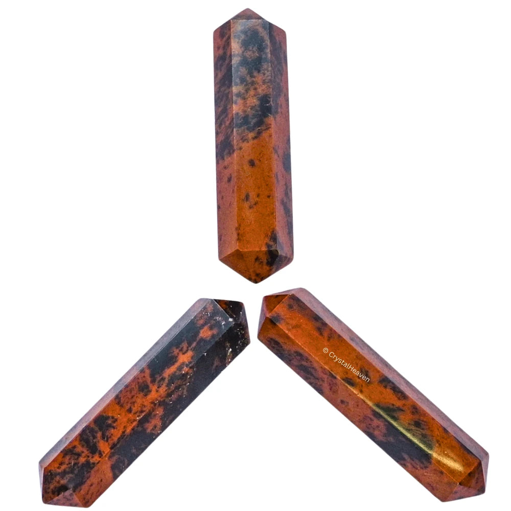 Mahogany Obsidian Pencil Points (Double Terminated) (Set of 50)