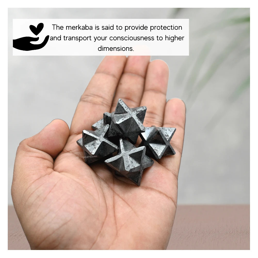 Hematite Crystal Merkaba (15-20 mm)