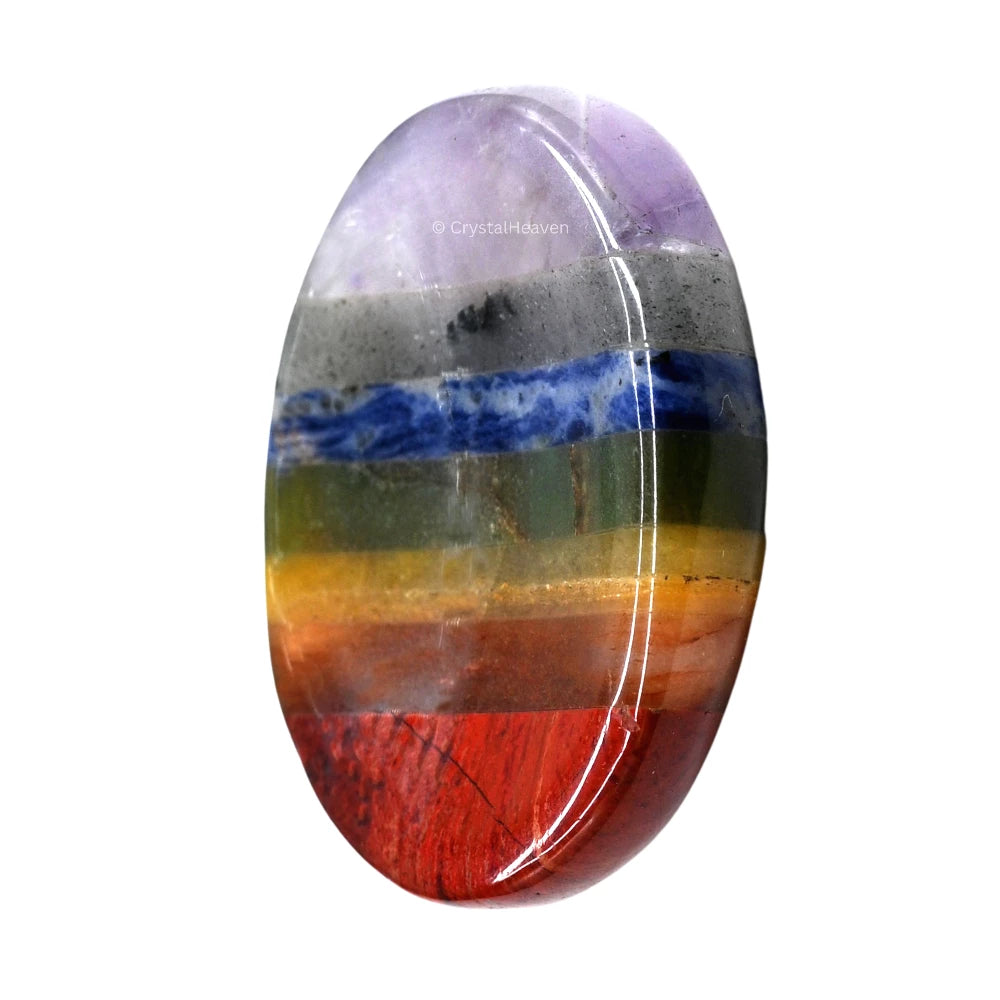 7 Chakra  Worry Stone