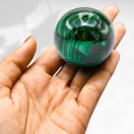 Malachite Sphere (1.5 Inch)