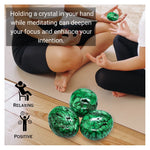 Malachite Palm Stone