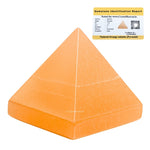 Orange Selenite Pyramid (1.5 Inch)