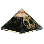 Shungite Orgone Pyramid (Tree Of Life)