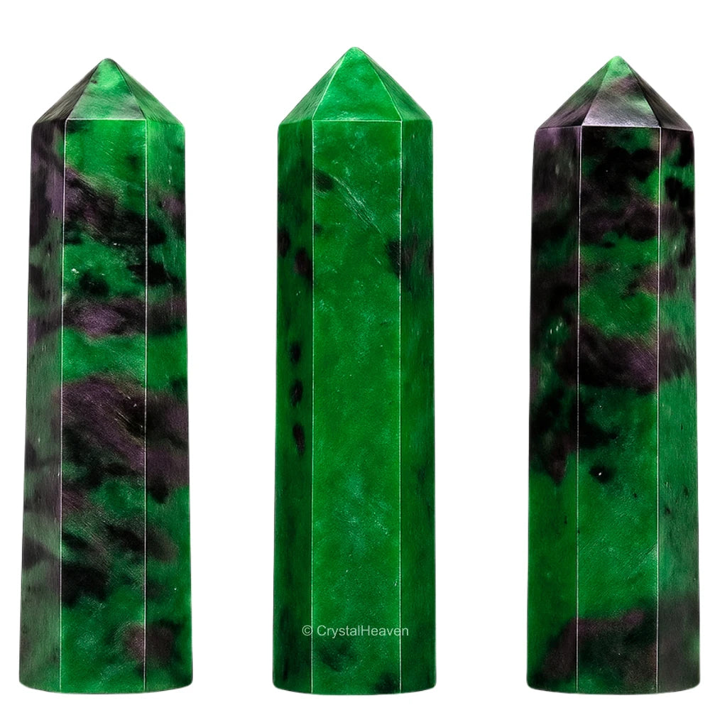 Ruby Zoisite Pencil Points (Set of 3)