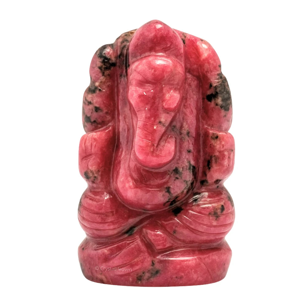 Rhodonite Crystal Ganesh Ganpati