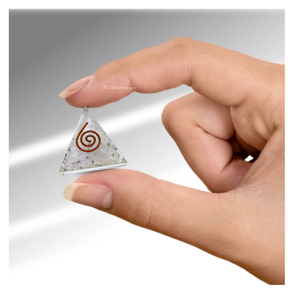 Selenite Orgone Pyramid - 30mm