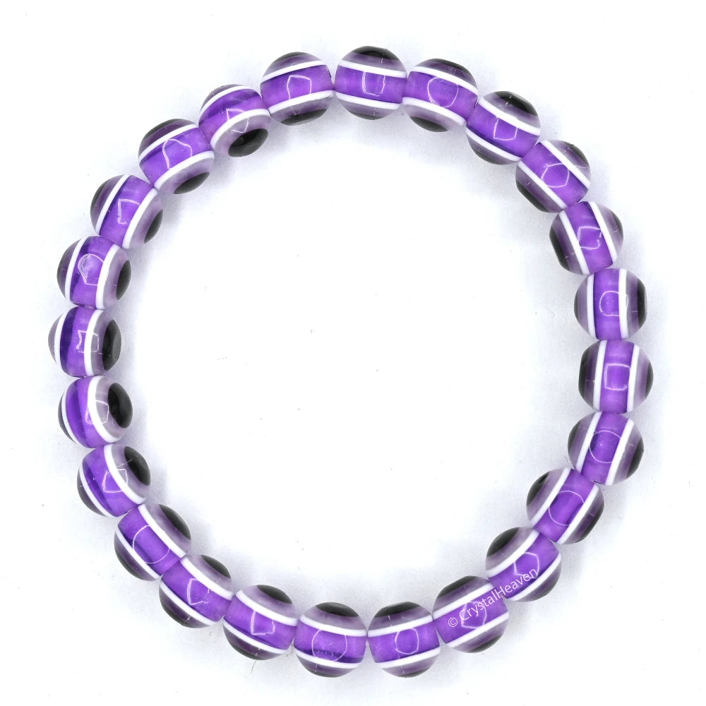 Violet Evil Eye Bracelet
