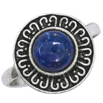 Lapis Lazuli Ring (Silver/Round)