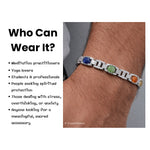 7 Chakra Bracelet - Premium Silver Chain
