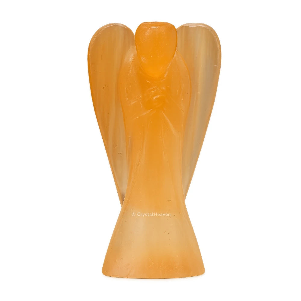 Orange Selenite Angel (3 Inch)