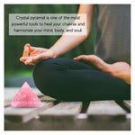 Star Rose Quartz Pyramid (1.5 Inch)
