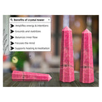 Thulite Crystal Tower (2" to 3" inch)