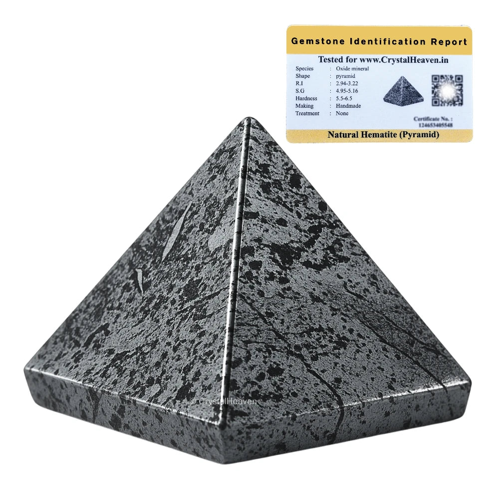Hematite Pyramid (2 Inch)