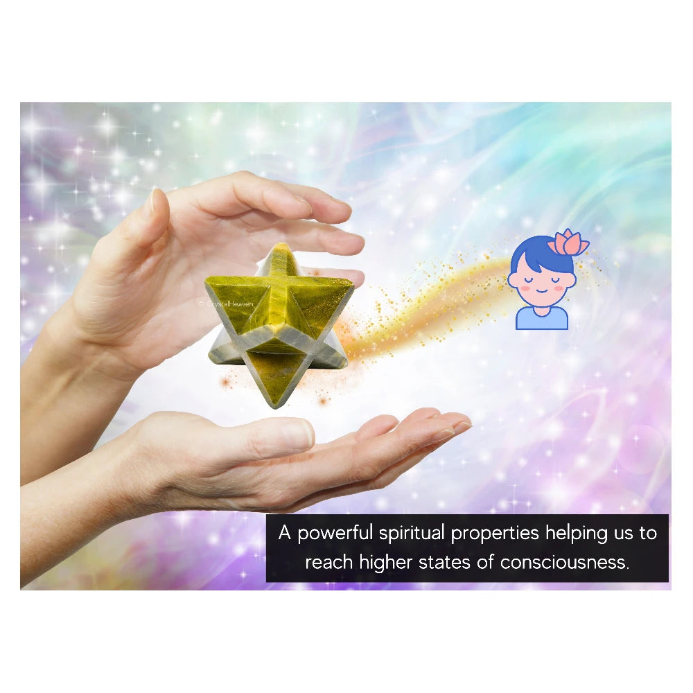 Vesuvianite Crystal Merkaba (45-55 mm)