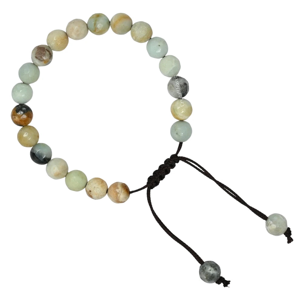 Mexican Amazonite Bracelet (Faceted-Adjustable)