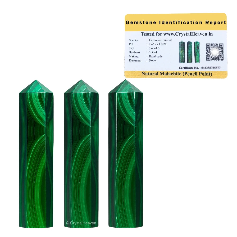 Malachite Pencil Points (Set of 50)