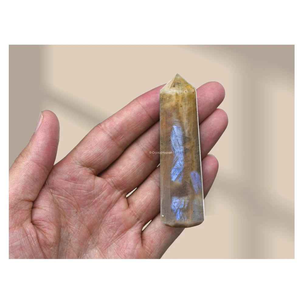 Sun Moonstone Crystal Tower (2" to 3" inch) 