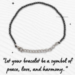 Smoky Quartz Bracelets - 2mm Faceted Beads (Silver)