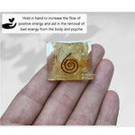 Citrine Orgone Pyramid - 30mm