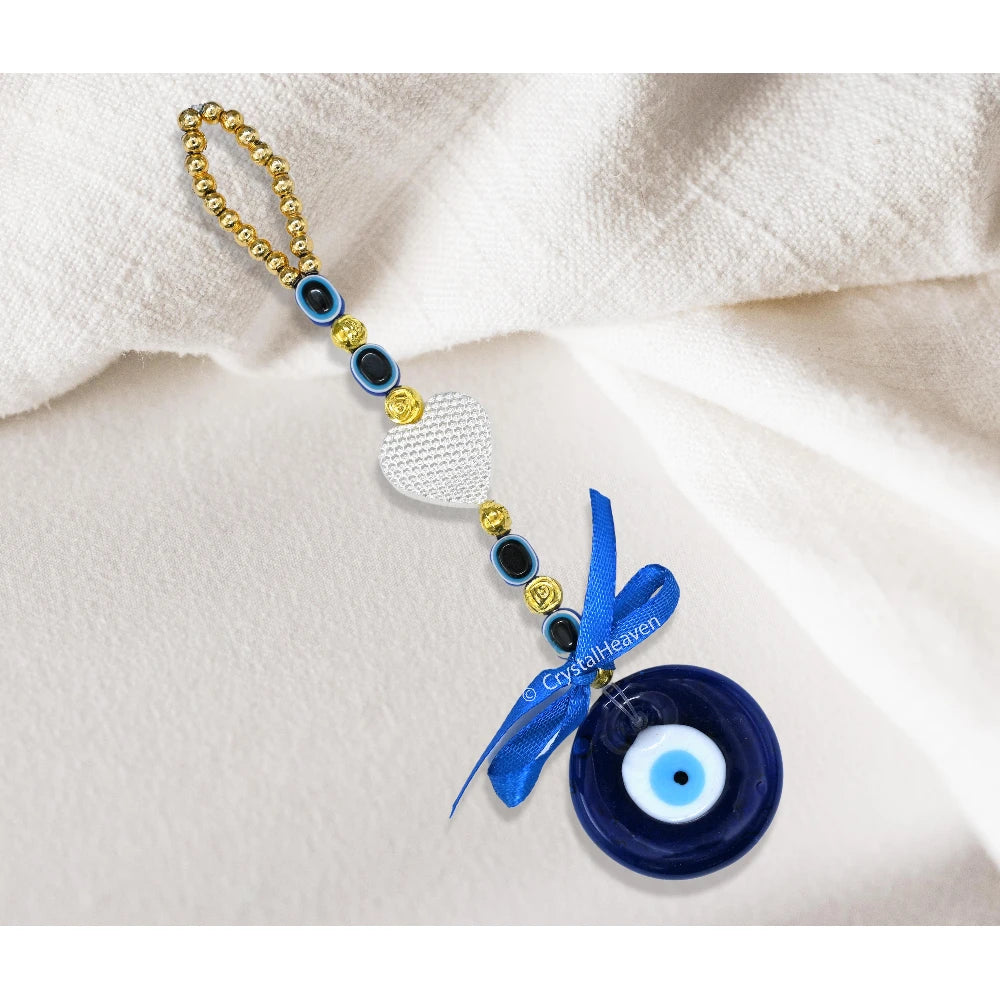 Evil Eye with Heart Car Hanging Ornaments (7 Inch)