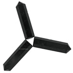Black Tourmaline Pencil Points (Set of 10)