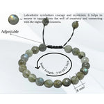 Labradorite Bracelet (Faceted-Adjustable)