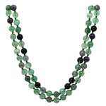 Multi Fluorite Japa Mala (Hand Knotted)