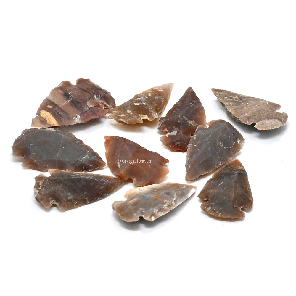 Fancy Jasper Arrowhead - 1" to 1.5" (20 Pieces)