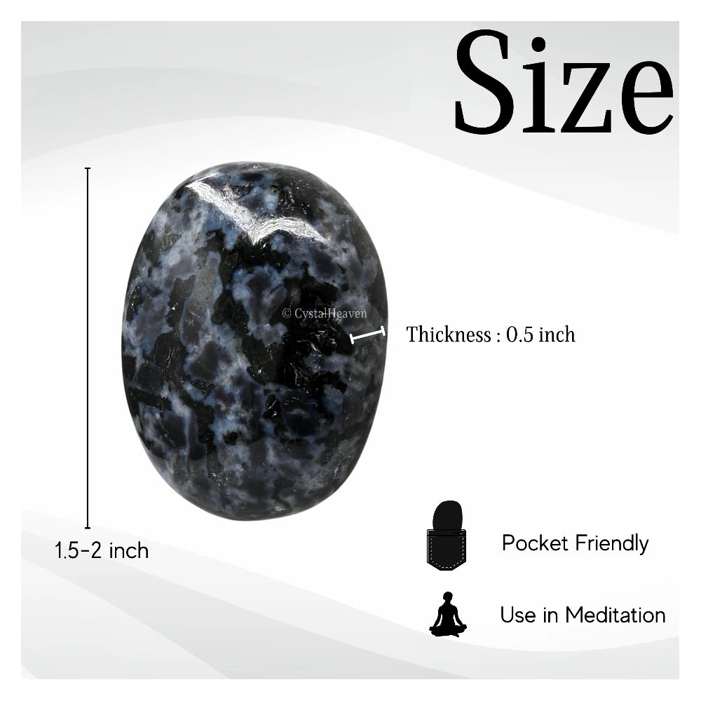 Indigo Gabbro Palm Stone